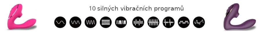 adore g vibe vibrační módy