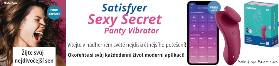 satisfyer panty sexy secret vibrátor do kalhotek