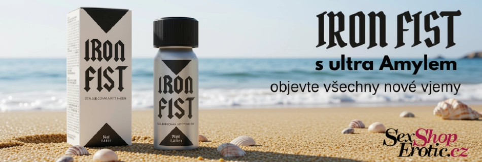 Objevte všechny nové vjemy s poppers Iron Fist