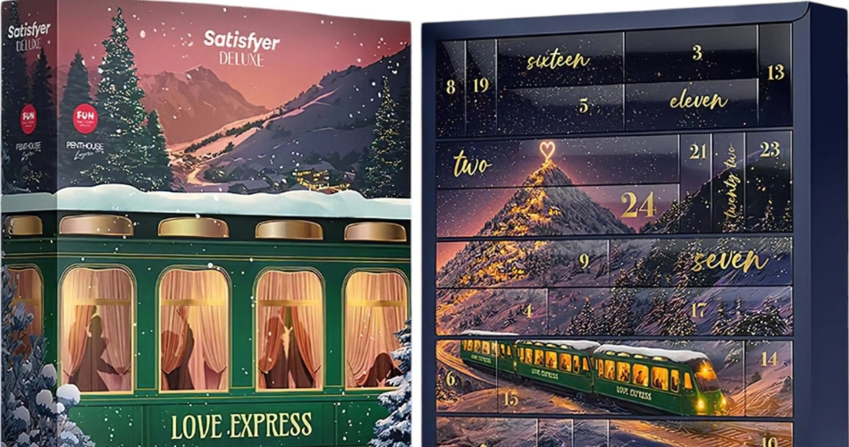 Satisfyer Advent Calendar Deluxe prémiové produkty značek Satisfyer, Fun Factory, Penthouse