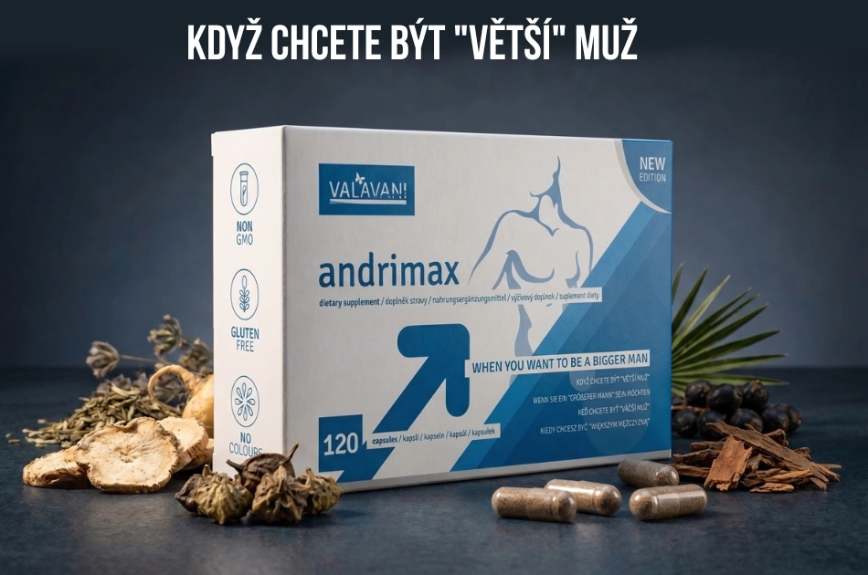Andrimax 120 pomáhá podpořit prokrvení, erekci, sexuální výkon a intimní zdraví