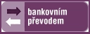 bankovním převodem logo