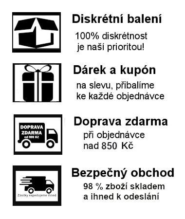 banner diskrétní balení, doprava zdarma, bezpečný 
