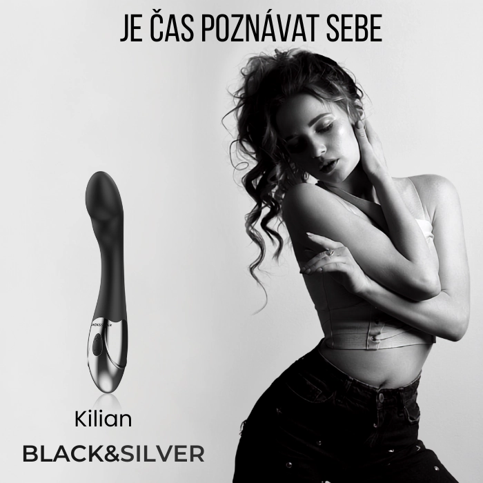 Black&Silver Kilian vibrátor s výkoným motorem