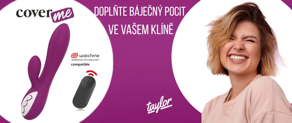 Coverme Taylor Neuvěřitelně sametově hebké tělo se stimulací klitorisu a bodu G současně