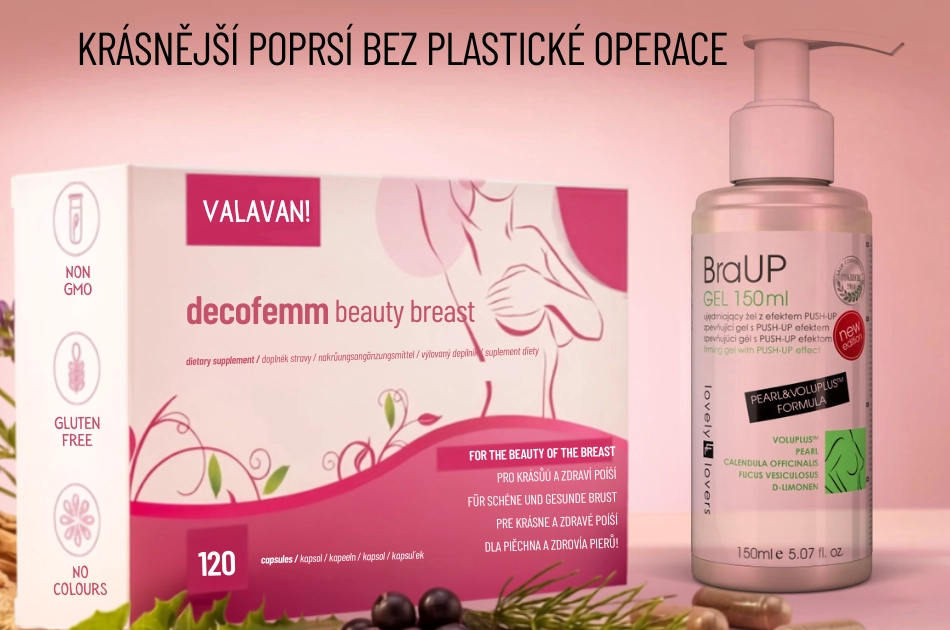 Unikátní produkt pro ženy, které touží po zvětšení a zpevnění poprsí bez plastické operace,