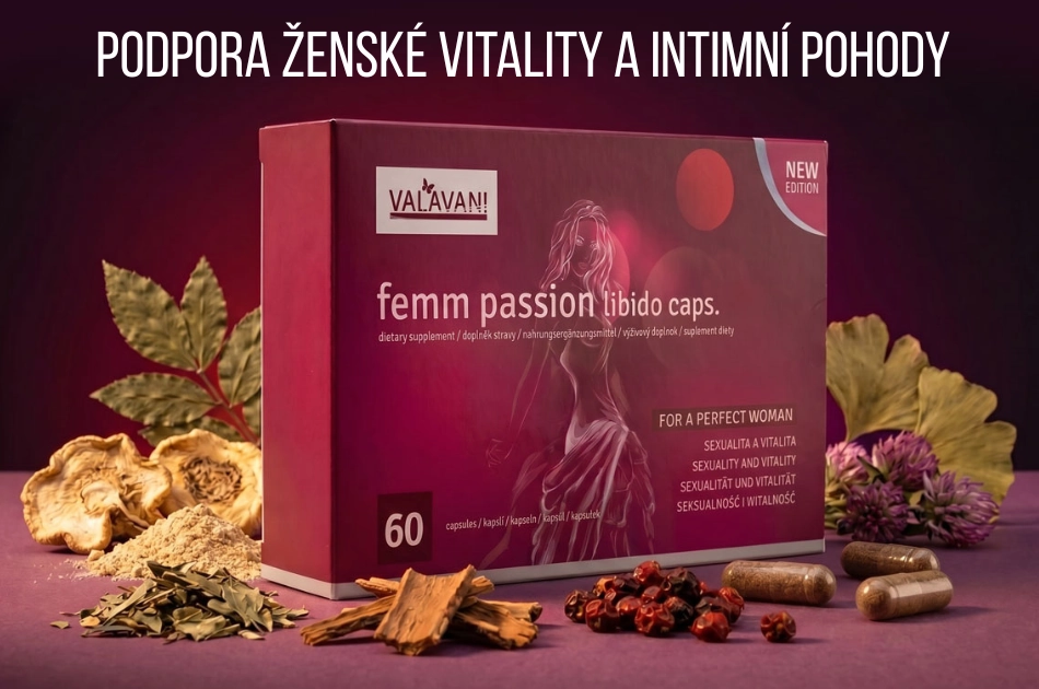 pro ženy, pro podporu orgasmu, libida, energie a celkové vitality