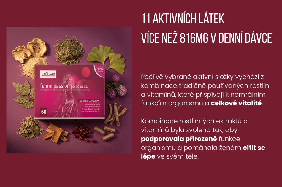 11 aktivních látek více než 816mg v denní dávce