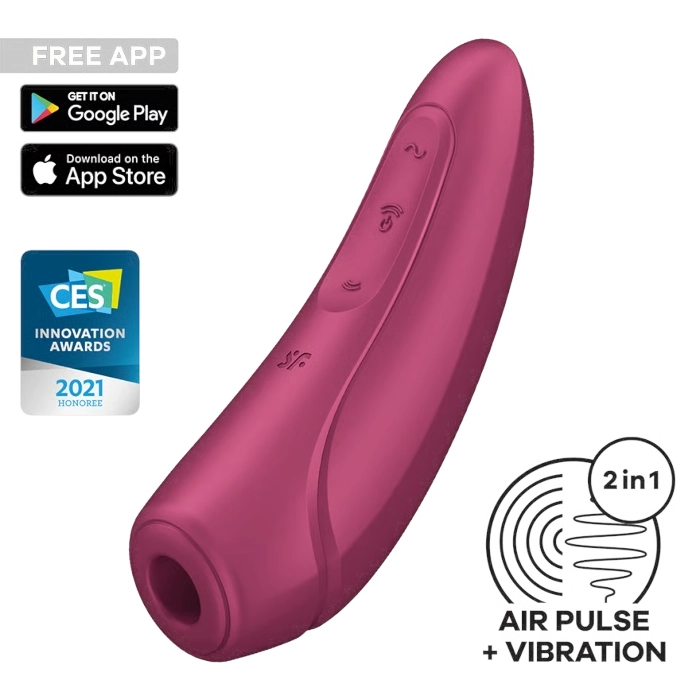 Satisfyer Curvy 1+ Rose Red
