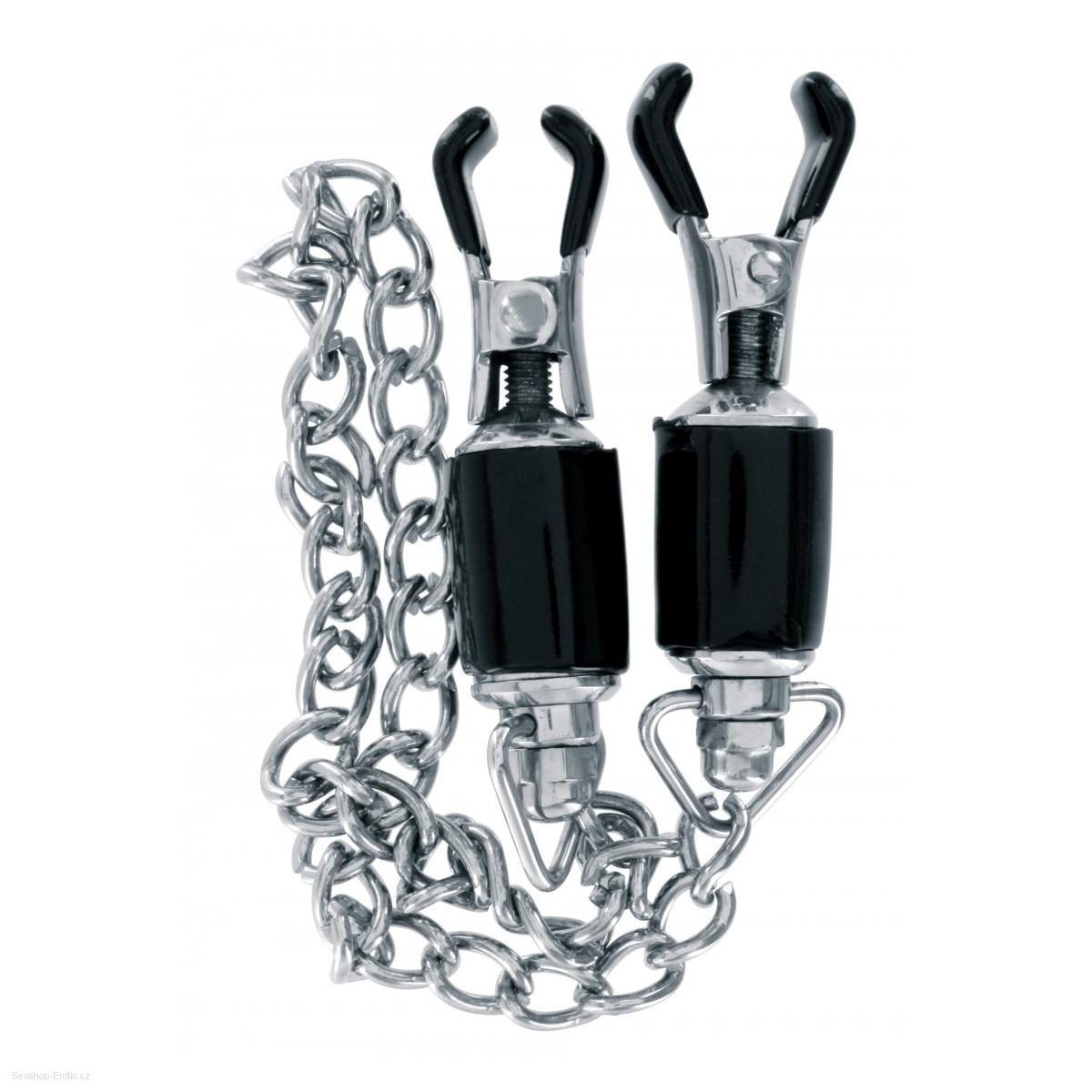 Skřipce Steel Power Tools Nipple Clamps Strong Chain
