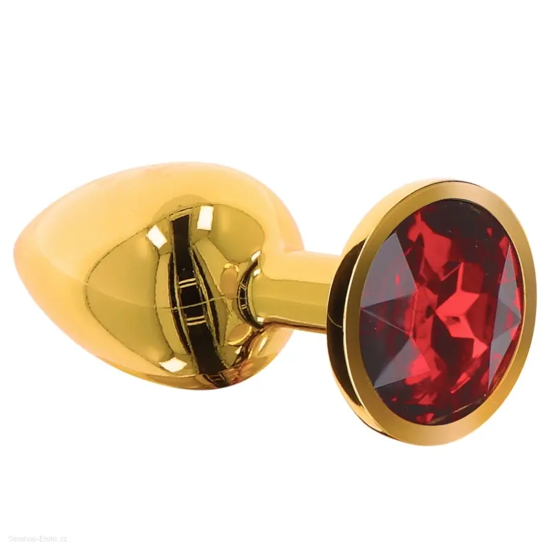 Anální kolík zlatý TABOOM With Diamond Jewel M