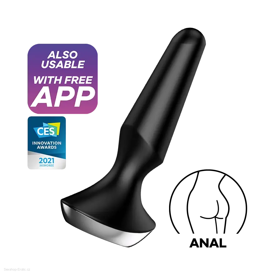 Anální kolík Satisfyer Plug Ilicious 2 black