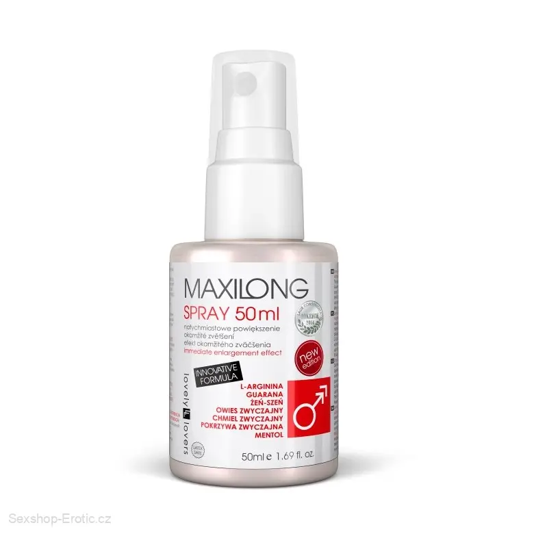 Lovely Lovers MAXILONG Spray Innovative Formula 50ml