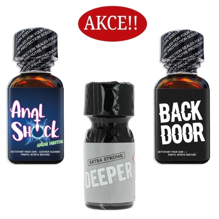 Poppers Anal Shock Backdoor mix pack 3ks
