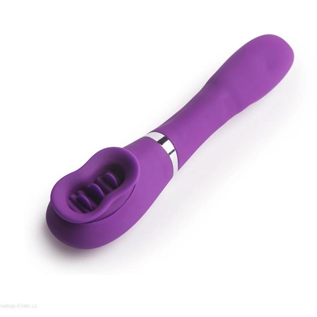 Vibrátor 2v1 lízací APHOJOY TONGUE licking oral purple