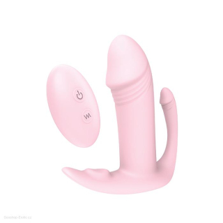 Dvojitý Vibrátor Dream Toys TRI-PLEASURER pink
