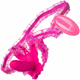 Dráždidlo s vibrátorem California Exotic Remote Venus Penis pink