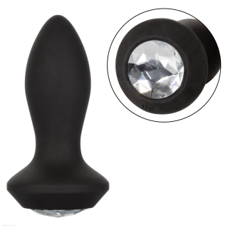 Vibrační kolík anální Calexotics Petite Crystal Probe black