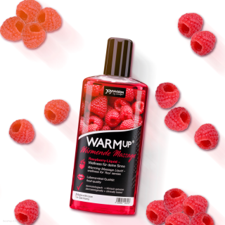 Tělový erotický olej WARMup Malina 150 ml