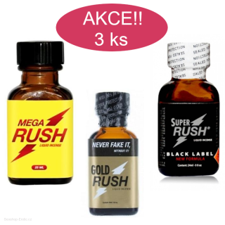 POPPERS akční balíček RUSH 3ks