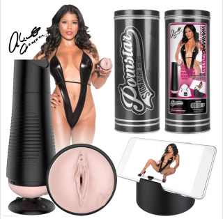 Luxusní vyhřívaný Masturbátor Pornstar Series Alexis Amore Heated Vagina