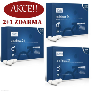 Andrimax 24 podpora erekce Akce 2+1 ZDARMA (90 kapslí)