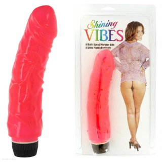 Vibrátor gelový Shining Vibe pink