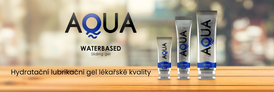 Lubrikační gel Aqua Quality water based 100 ml lékařské kvality
