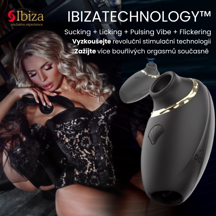 Ibiza 3in1 Unikátní revoluční stimulační technologie IBIZATECHNOLOGY