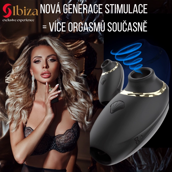 Ibiza 3in1 Sucking Licking & Pulsing Vibe nová generace