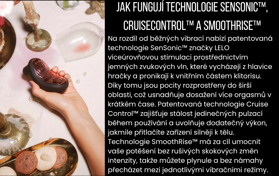 jak funguje Technologie SenSonic™ a Cruise Control™