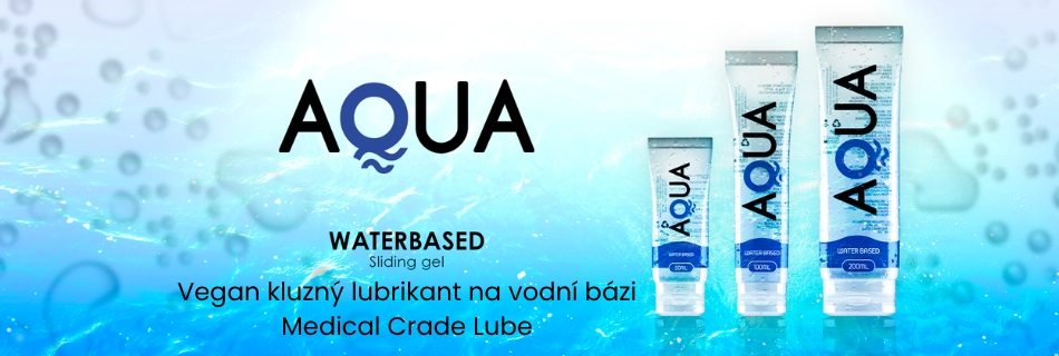 hydratační lubrikační gel lubrikant Vegan kluzný Aqua Quality