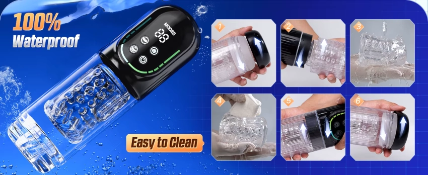 masturbátor modes realistická textura čistění banner
