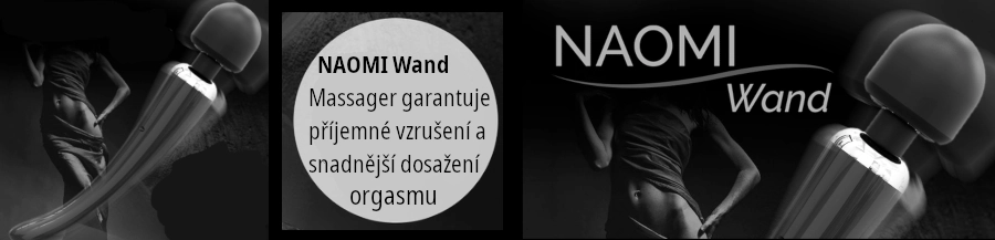 naomi wand super silný výkonný vibrátor banner