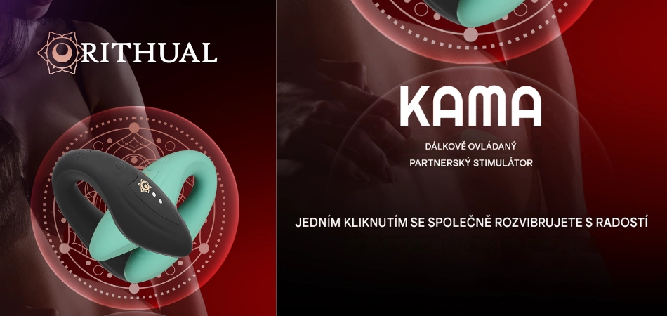 Flexibilní s dálkovým ovládáním Velice flexibilní ohebné tělo, Rithual Kama Remote Couples
