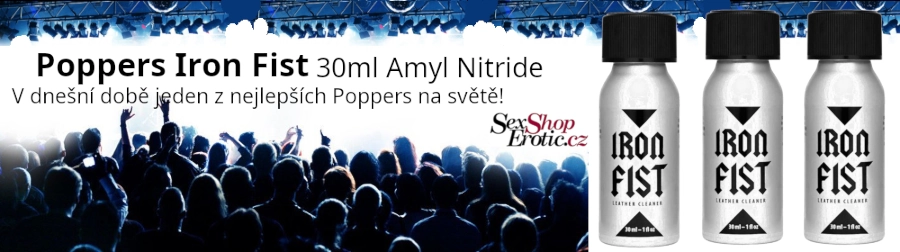 Poppers Iron Fist 30 ml Amyl Nitride 1 z nejlepších Poppers ve světě dnešní doby