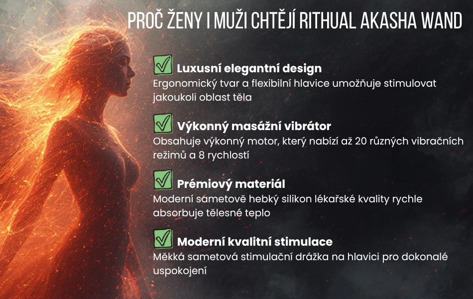 Proč ženy i muži chtějí Rithual Akasha Wand 2.0