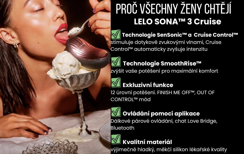 Proč všechny ženy chtějí LELO Sona 3 Cruise