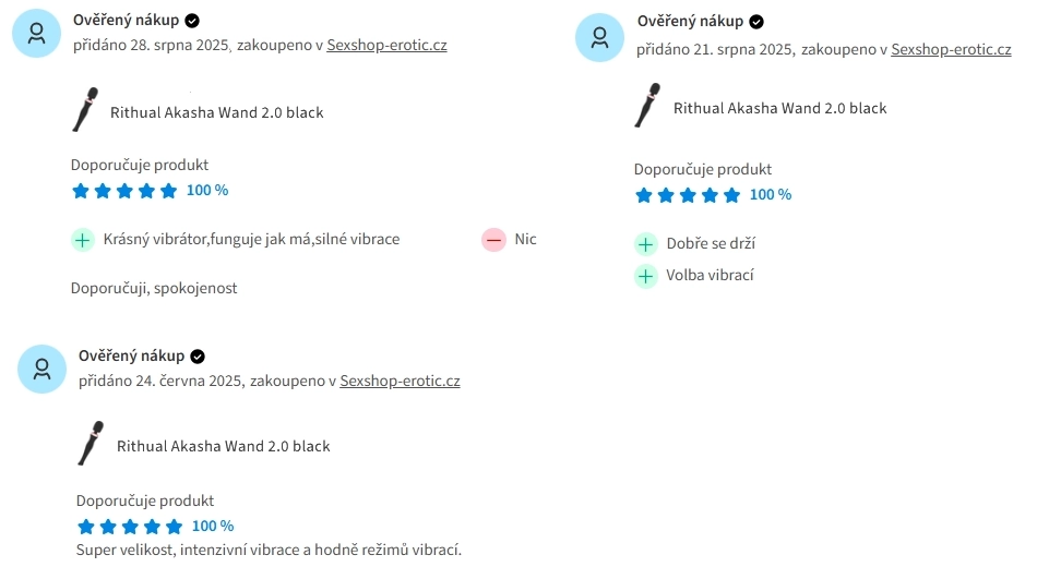 Recenze vibrátoru Rithual Akasha Wand 2.0