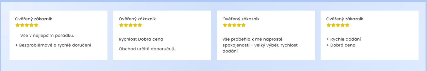Recenze Ověřeno zákazníky Zobrazit všechny recenze
