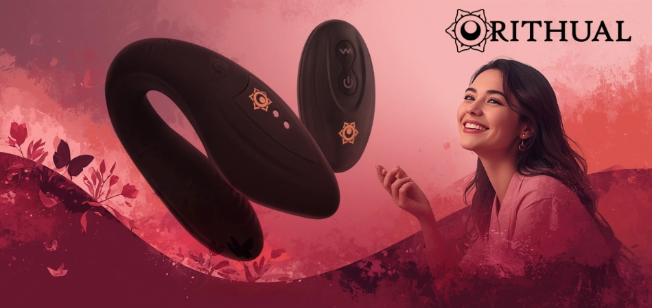 černý párový vibrátor Rithual Kama Remote Couples
