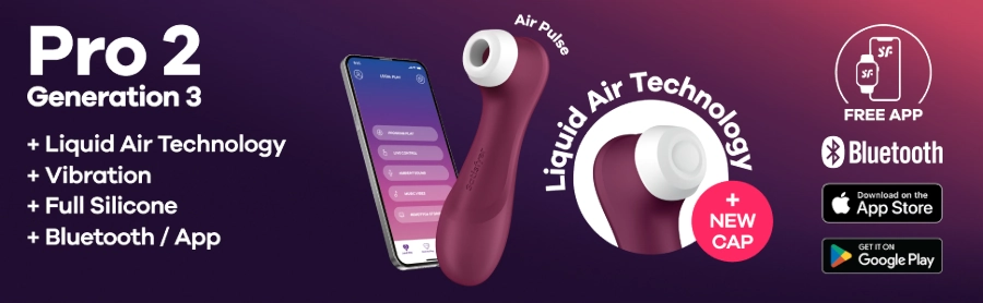Satisfyer Pro 2 Generation 3 Vibration and Bluetooth App banner