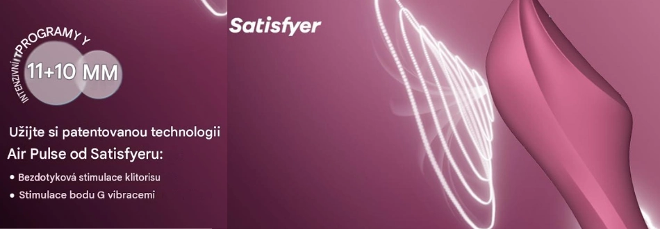 stimulátor Satisfyer Curvy Trinity 3 Revoluční technologie