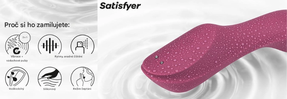 Satisfyer Curvy Trinity 3 Proč se do modelu okamžitě zamilujete?