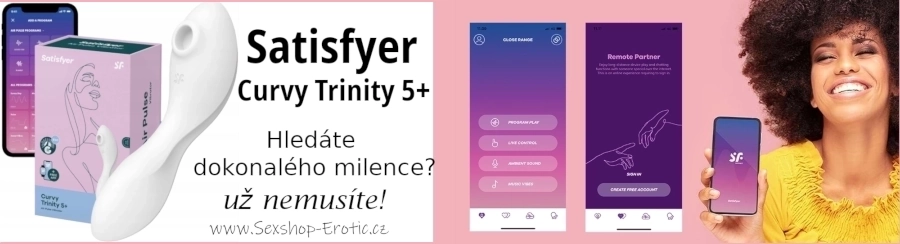Satisfyer Curvy Trinity 5+ Blue Smart Bluetooth Connect App