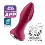 satisfyer rotator plug analní vibrátor