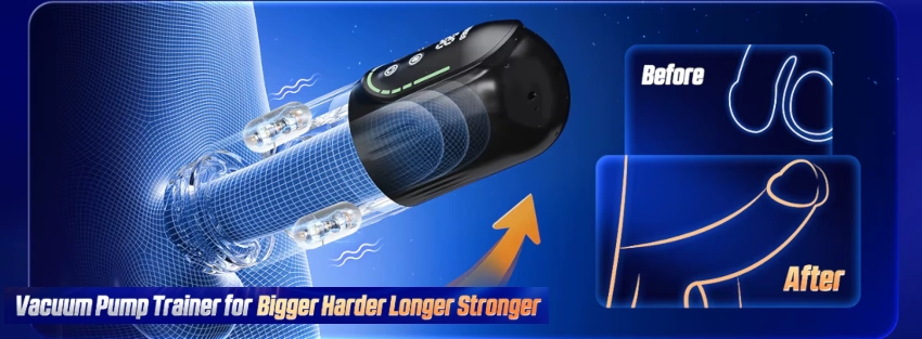 vakuová pumpa Automatic Thrusting Rotating Suction Masturbator Modes
