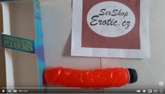 video vibrátoru HOT Penetrating Jelly Pink na youtube