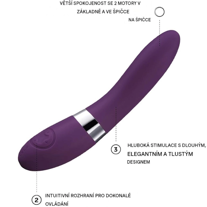 vibrator lelo elise 2 plum funkce popis