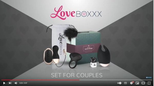video dárková sada loveBoxxx romantic couples box